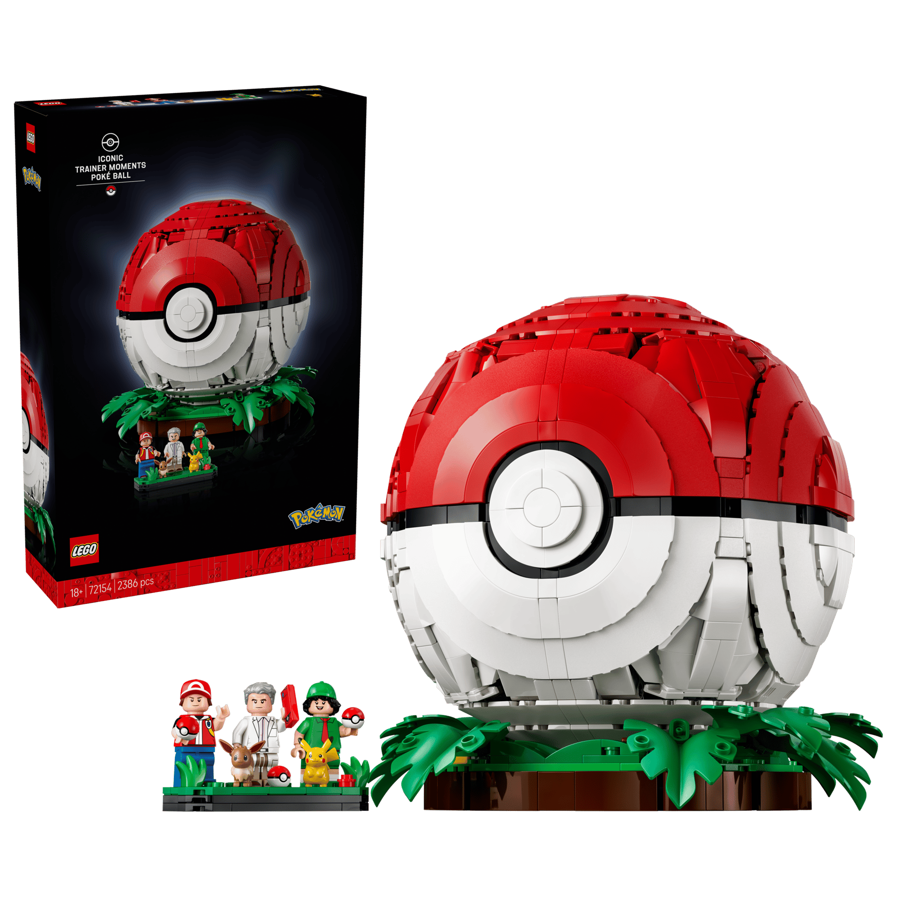 LEGO Poké Ball și momentele reprezentative ale Antrenorului