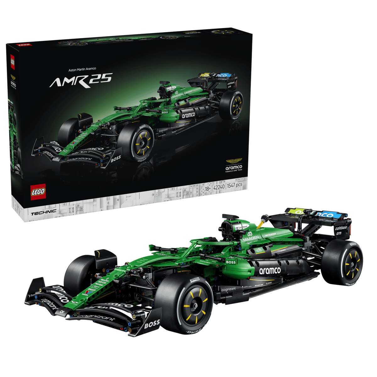 LEGO Mașina F1® Aston Martin Aramco AMR25