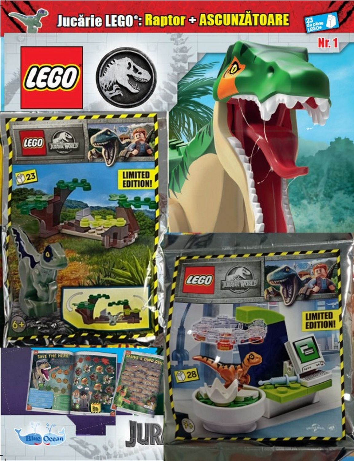 Revista LEGO Jurrasic World NR. 1