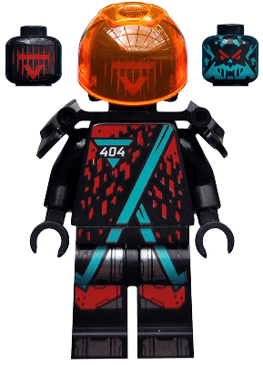 LEGO Red Visor, 404 Torso (njo0566)