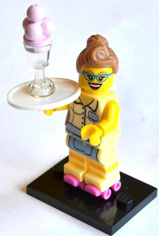 - Minifigurina LEGO seria 11 - Diner Waitress