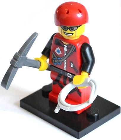 - Minifigurina LEGO seria 11 - Mountain Climber