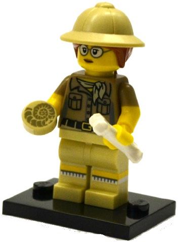 Minifigurina LEGO seria 13 - Paleontologist