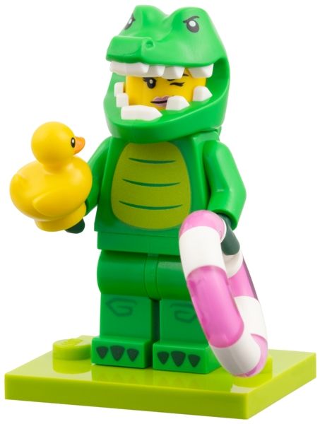 LEGO Minifigurina seria 28: Crocodile Costume Fan