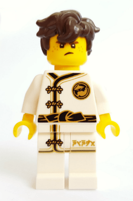LEGO Jay - White Wu-Cru Training Gi (njo0348)