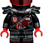 - LEGO Mr. E - Biker Vest with Number 103 (njo0385)
