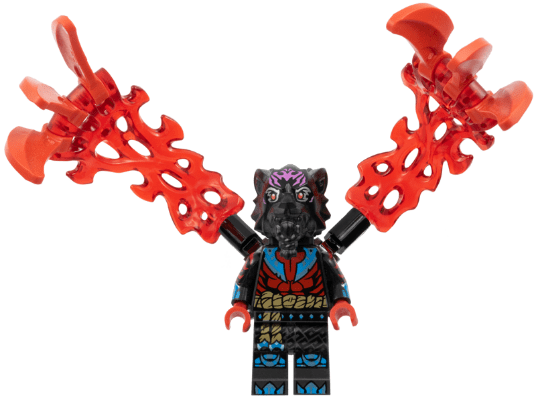 LEGO Lord Ras - Dark Pink Markings (njo0944)