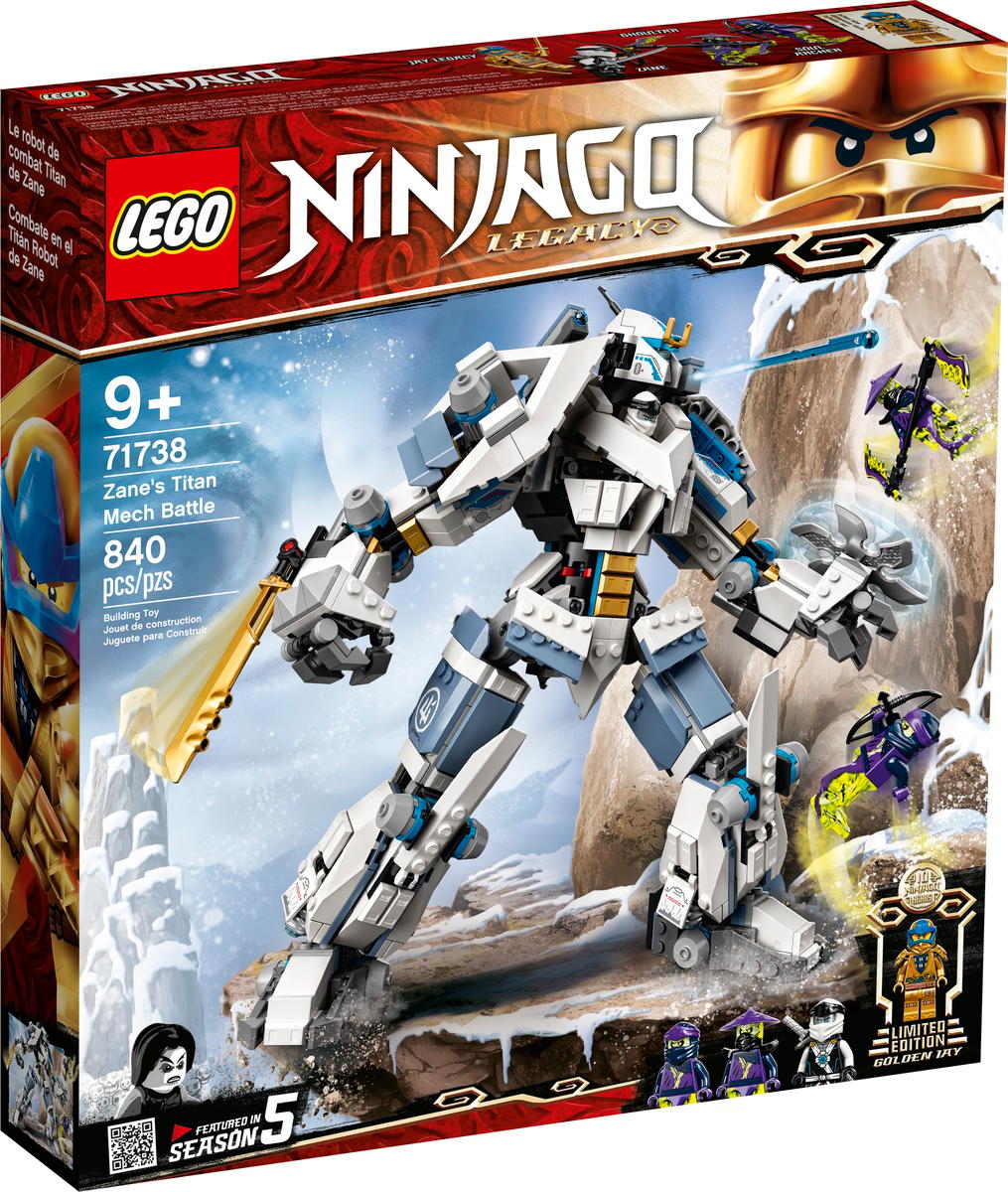 LEGO Lupta cu robotul de titan a lui Zane (desigilat)