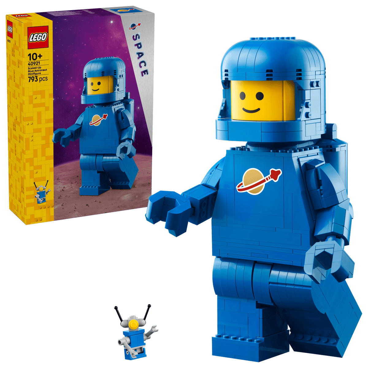 LEGO Minifigurină îmbunătățită Astronaut albastru