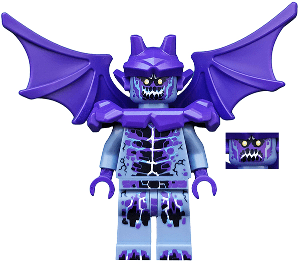 LEGO Gargoyle - Dark Purple Wings (nex089)
