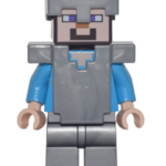 - LEGO Steve Helmet and Armor (min053)
